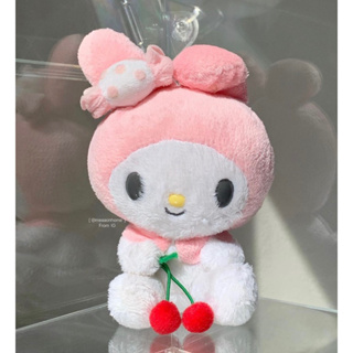 My Melody 2007 Plush Doll with Cherry Sanrio Smiles tag ตุ๊กตามายเมโลดี้