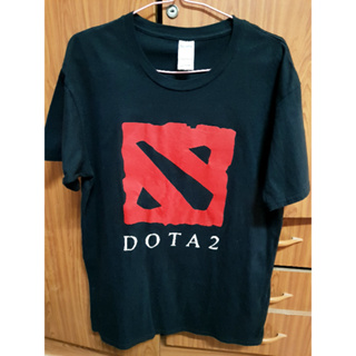 เสื้อเกม Dota 2 สีดำ เบอร์ L