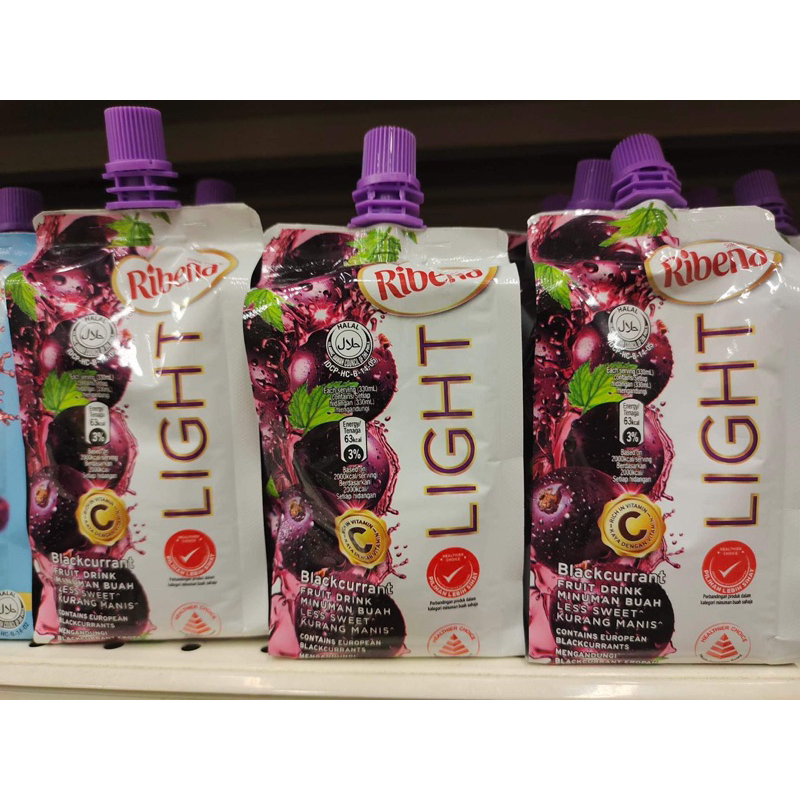 ribena-ไรบีน่า-blackcurrant-amp-strawberry-330-ml-ราคาพิเศษแพค-3-ถุง-สินค้านำเข้าจากมาเลเซีย-สินค้าพร้อมส่ง