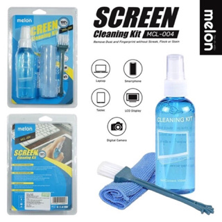 ภาพขนาดย่อของภาพหน้าปกสินค้าชุดทำความสะอาดอเนกประสงค์ 3in1 MELON MCL-004 Screen Cleaning Kit มีสินค้าพร้อมจัดส่งทันที ไม่ต้องรอนาน จากร้าน iindyshop บน Shopee