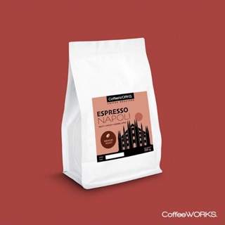 CoffeeWORKSเมล็ดกาแฟคั่วสด Espresso Napoli ขนาด250g.