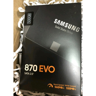 ภาพหน้าปกสินค้าSAMSUNG SSD  870 EVO SATA III 2.5\" 500GB # MZ-77E500BW  เอสเอสดี  ของใหม่ ที่เกี่ยวข้อง
