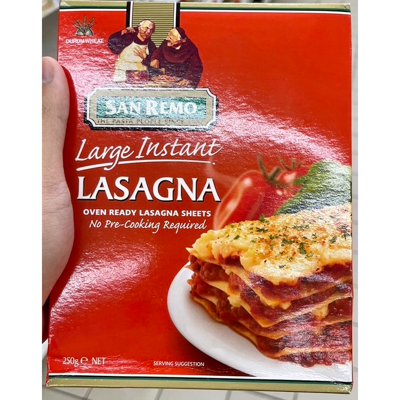 sanremo-lasagna-ซานรีโม-ลาซานญ่า-250-กรัม-นำเข้าจากมาเลเซีย