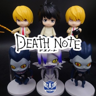 โมเดล ตัวละคร จากเรื่อง Death Note ขนาด 10 Cm ครบชุด 6 ตัว งานสวยสุดๆ น่ารักมากๆ พร้อมส่งทันที ราคาถูก China Version