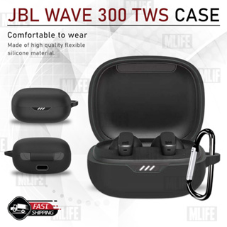 MLIFE - เคส JBL Wave 300 TWS เคสกันรอย เคสกันกระแทก เคสหูฟัง สายคล้องคอ หูฟังไร้สาย หูฟังบลูทูธ - Earphone Case Cover