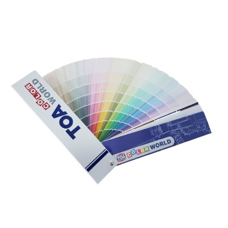 TOA พัดสี ทีโอเอ Color World เฉดสี TOA แคตตาล็อคสี แพนโทน ทีโอเอ ...