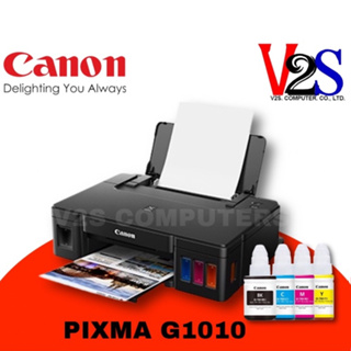 ภาพหน้าปกสินค้าCanon Printer PIXMA รุ่น G1010 เครื่องปริ้นเตอร์อิงค์เจ็ทแท้ง ขายหมึกเติมแท้ 1 ชุด ซึ่งคุณอาจชอบราคาและรีวิวของสินค้านี้