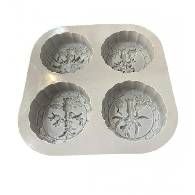 mooncake-silicone-ซิลิโคน-ขนมไหว้พระจันทร์-บล็อคซิลิโคน-วงกลม-มี-4-ลาย-เหมาะสำหรับ-เค้ก-ทำขนม-ช็อกโกแลต-น้ำแข็ง-วุ้น-ส