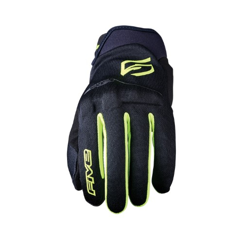 five-advanced-gloves-globe-evo-black-fluo-yellow-ถุงมือขี่รถมอเตอร์ไซค์