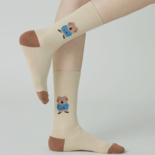 [พร้อมส่ง] dinotaeng ʕ·ᴥ·ʔ — Quokka Trio - Fatty Single Socks