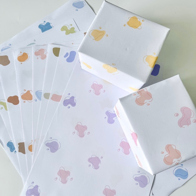 กระดาษห่อสินค้า-รุ่น-color-กระดาษพิมพ์ลายด้านเดียว-กระดาษห่อของ-กระดาษห่อพัสดุ
