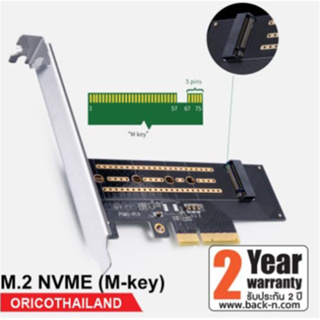 ภาพหน้าปกสินค้าORICO M.2 NVME to PCI-E 3.0 X4 Expansion Card Black รุ่น PSM2 ที่เกี่ยวข้อง