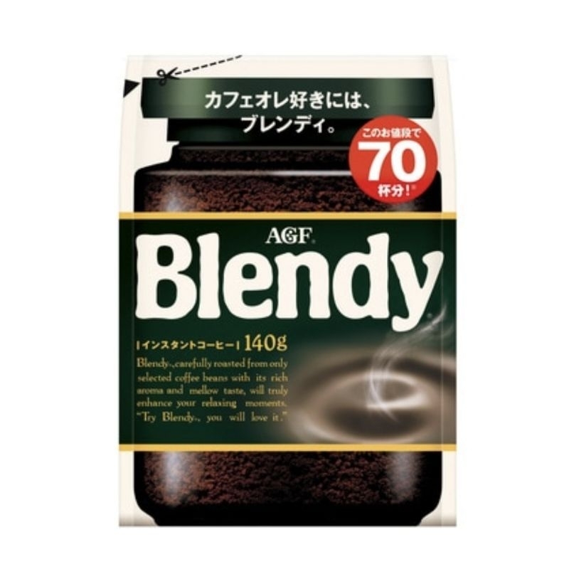 agf-blendy-coffee-japan-สีเขียว-กาแฟญี่ปุ่น140g-หมดธค23
