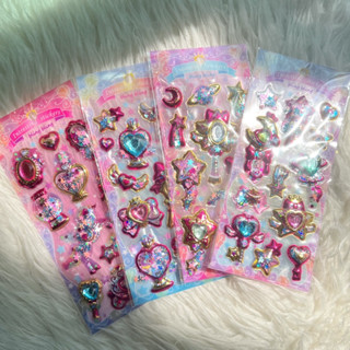 sticker สติ๊กเกอร์นูน สติ๊กเกอร์เจ้าหญิง สติ๊กเกอร์คริสตัลนูนเขย่าได้