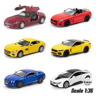 ภาพหน้าปกสินค้า[รวมแบบ​ BENZ BMW มี7แบบ โมเดล​รถ​เหล็ก​]​ AMG GT​ SLS M3 M4 M8 i8​ Z4 [KINSMART​ ลิขสิทธิ์​แท้]​ สเกล 1/36 ยาว 12.5cm ที่เกี่ยวข้อง