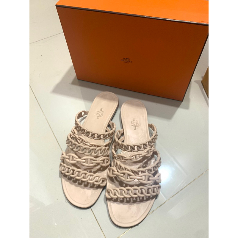Hermes jelly sandals Shopee Thailand