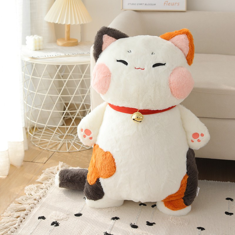 ตุ๊กตา-ตุ๊กตาแมว-ตุ๊กตาแมวญี่ปุ่น-แมวสามสี-แมวส้ม-ตุ๊กตาน่ารัก-พร็อบแต่งห้อง-ของขวัญวันเกิด-ทาสแมว-cat-doll
