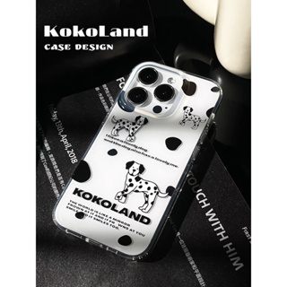 Kokoland blacky doggy case เคสซิลิโคนนิ่มลายน้องหมาขาวดำ