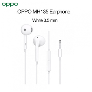 หูฟัง ของแท้ OPPO หูฟังออปโป สำหรับทุกรุ่น ชนิดช่องเสียบ 3.5MM ใช้เป็นสมอลทอร์ค ฟังเพลง ไมค์ชัด เสียงดีมาก แนะนำครับ