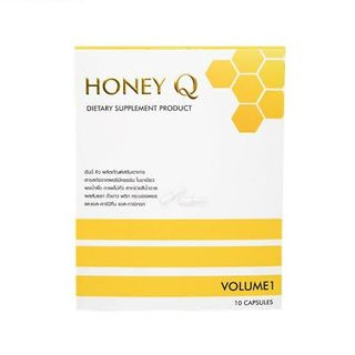 ภาพหน้าปกสินค้า(ตัดรหัสหลังกล่อง)Honey Q ฮันนี่คิว ลดน้ำหนัก(กล่องแบน)(10caps) ที่เกี่ยวข้อง