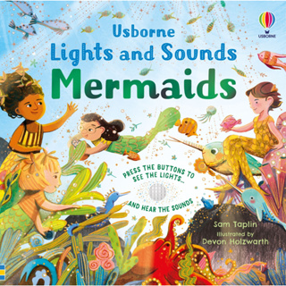 DKTODAY หนังสือ USBORNE LIGHTS AND SOUNDS MERMAIDS (AGE 1+) **หนังสือมีเสียง**