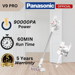 ราคาและรีวิวPanasonic V9 Handheld Wireless Vacuum Cleaner เครื่องดูดฝุ่นไร้สาย แบบชาร์จไฟได เครื่องดูดฝุ่น พลังสูง แรงดูดสูง 90Kpa