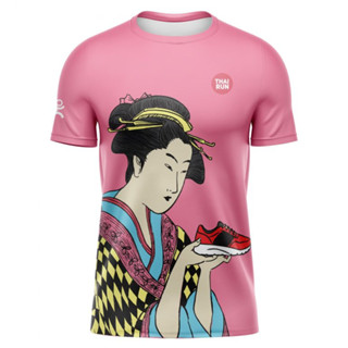 [KYV1G6NH ลด 45] Thairun(ไทยรัน)เสื้อออกกำลังกายสำหรับการวิ่ง เสื้อ Thairun Geisha new shoes