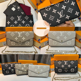 🟥หนังแท้🟥 MS เกรด 1:1 L.V 8” กระเป๋าแบรนด์เนม กระเป๋าปั้มแบรนด์👛