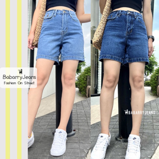 สินค้า BabarryJeans กางเกงยีนส์ผญ ยีนส์สามส่วน รุ่นคลาสสิค (Original) สียีนส์อ่อน/ สียีนส์เข้ม