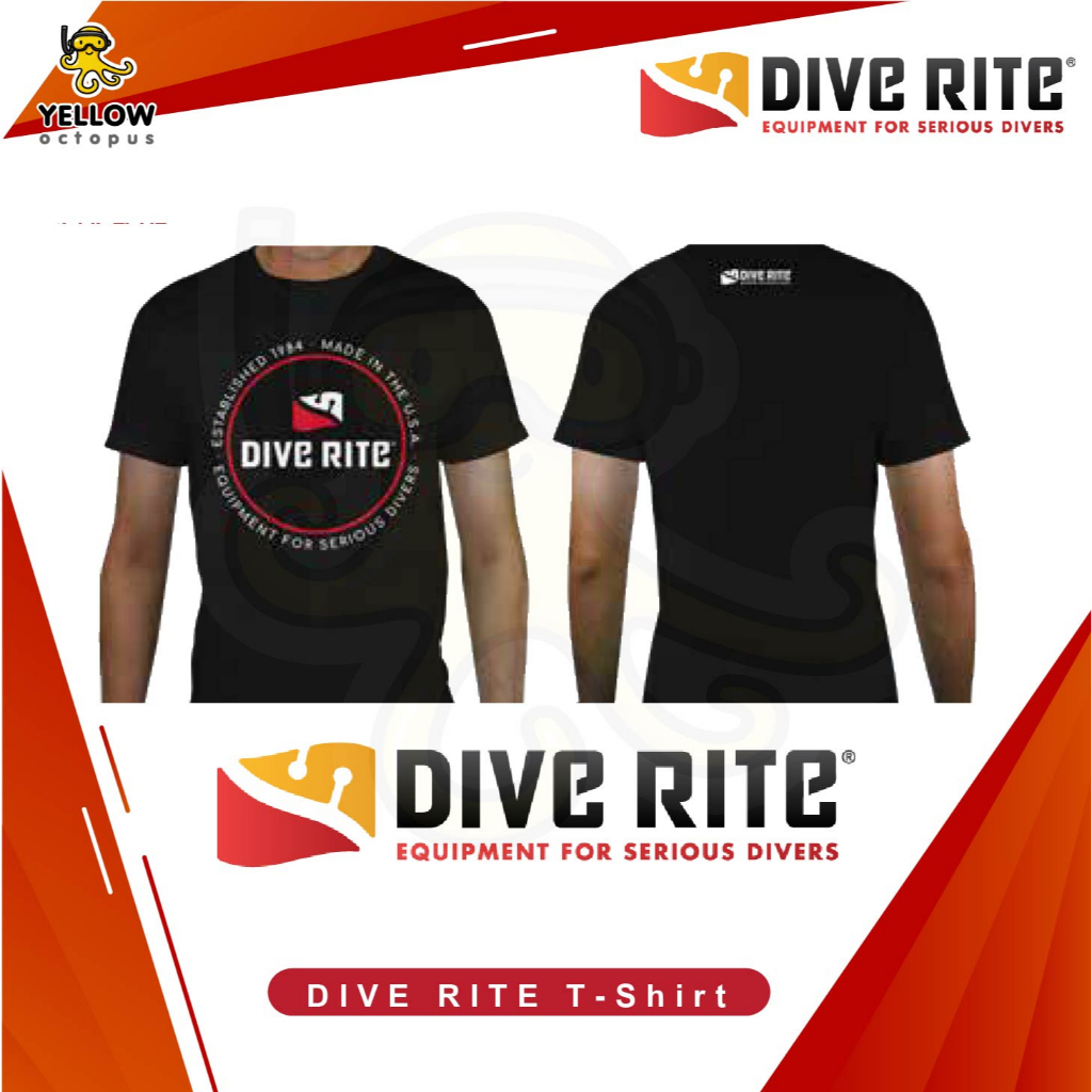 DIVE RITE TShirt Size S/M/L/X Shopee Thailand