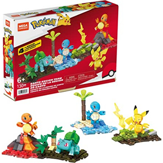 Mega Construx Pokemon Kanto-Regional Team [Number of Pieces 130] [Ages 6 and Up] Direct from Japan