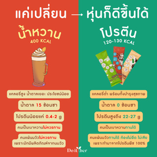 ภาพขนาดย่อของภาพหน้าปกสินค้าDo it her Plant Protein : โปรตีนพืช คละรสชาติ จากร้าน doither บน Shopee ภาพที่ 6