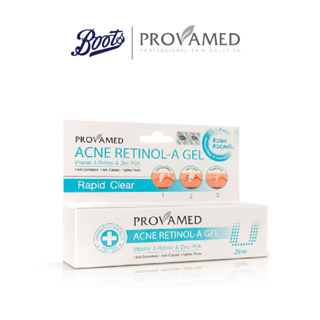 Provamed Acne Retinol-A Gel 10G   โปรวาเมด เจลแต้มสิว For Non Inflammatory Acne Comedone Acne เจลแต้มสิวfor U Zone (เหมาะสำหรับสิวอุดตัน) ช่วยยับยั้งเชื้อแบคทีเรีย P.acnes 10g