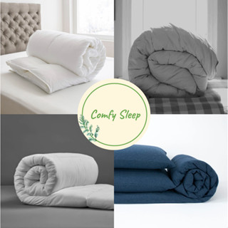 Comfy ผ้านวม ผ้าห่ม ผ้าห่มนวมสีพื้น ผ้าห่มนวม ผ้านวมหนานุ่ม duvet quilt blanket