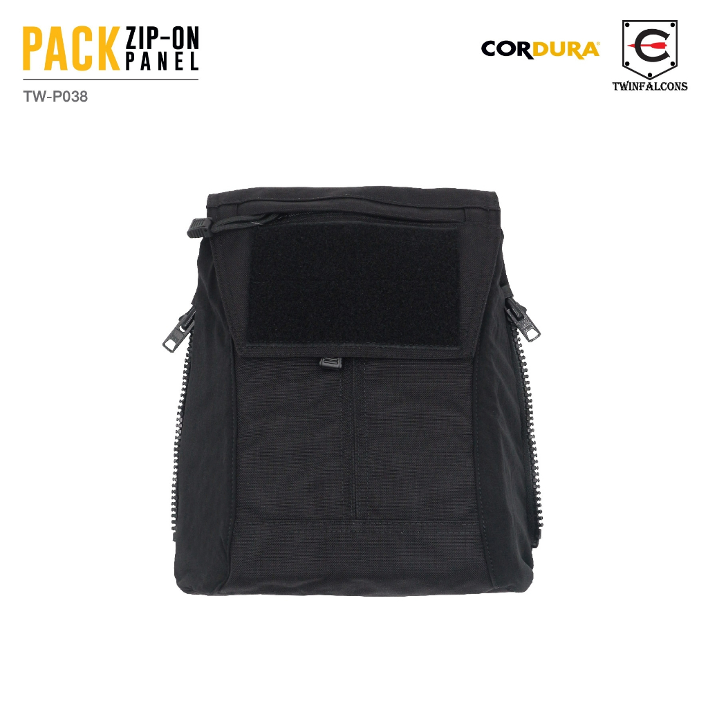 กระเป๋าเป้-pack-zip-on-panel-twinfalcons-วัสดุผ้า-cordura-1000d-snap-closure-top-opening-keeps-tool-in-place