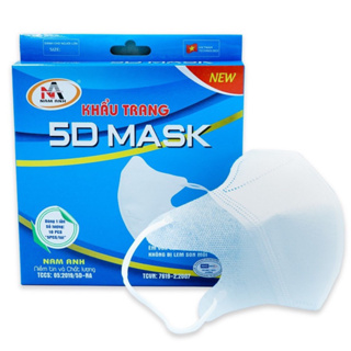 ภาพขนาดย่อของสินค้าลดพิเศษ ส่งของทุกวัน แมส 5D หน้ากากอนามัยผู้ใหญ่ฟามาโปร Famapro 5D Mask % (1 กล่อง 10 ชิ้น) แมสหน้าเรียว