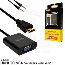 ตัวแปลงสัญญาณ UNITEK HDMI TO VGA Converter with Audio รุ่น Y-6333 1 ของแท้ 2 ปี