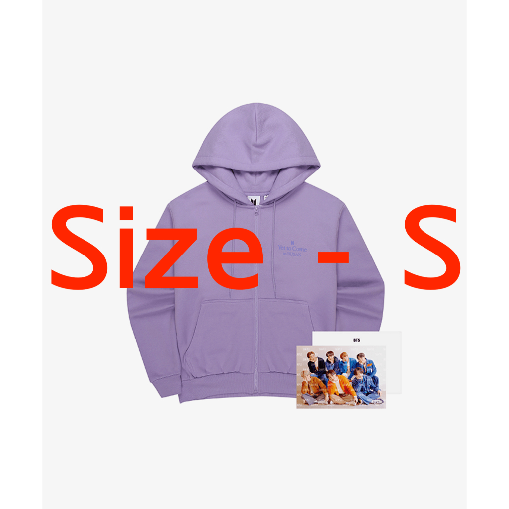 🔥ส่งด่วน ส่งทันที🔥 [BTS] เสื้อฮูด BTS YET TO COME IN BUSAN - Zip