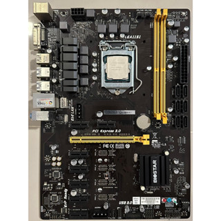 MAINBOARD (เมนบอร์ด) 1151 BIOSTAR TB250 BTC PRO บอร์ดขุด ETH BTC GEN6-7 ใช้งานปกติ