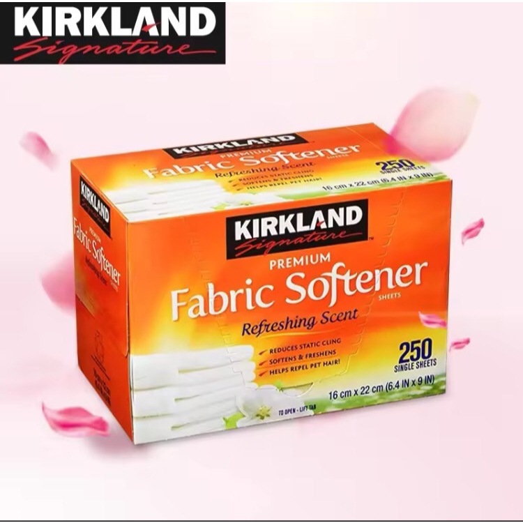 Kirkland Signature Fabric Softener Sheets 250 sheets Shopee Thailand