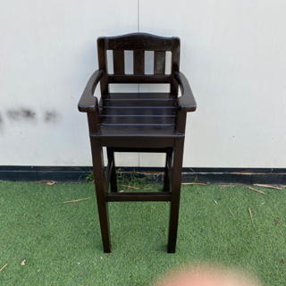 Sukthongแพร่ เก้าอี้เด็กทรงสูงไม้สัก 35x40สูง65 ซม. สีโอ๊ค