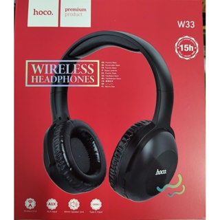 หูฟัง Hoco Bluetooth headset Hoco Wireless headphones Art sount w33  สมอลทอร์คบลูทูธ