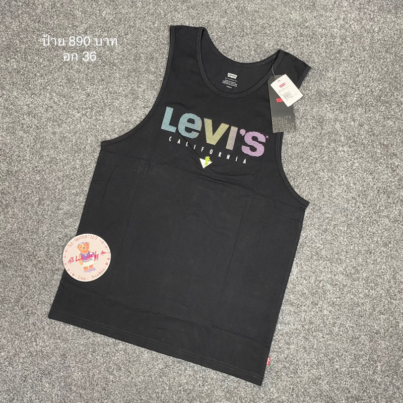 เสื้อกล้ามlevi-s-แท้พร้อมส่งป้ายห้อย