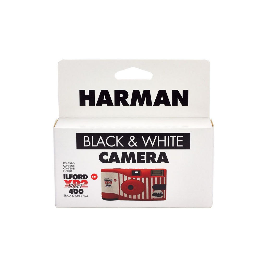 ภาพหน้าปกสินค้ากล้องฟิล์ม Harman Single Use Camera XP2 400 กล้องใช้แล้วทิ้ง Ilford ขาวดำ 35mm 27exp กล้องทอย Toy camera จากร้าน blkfilm บน Shopee