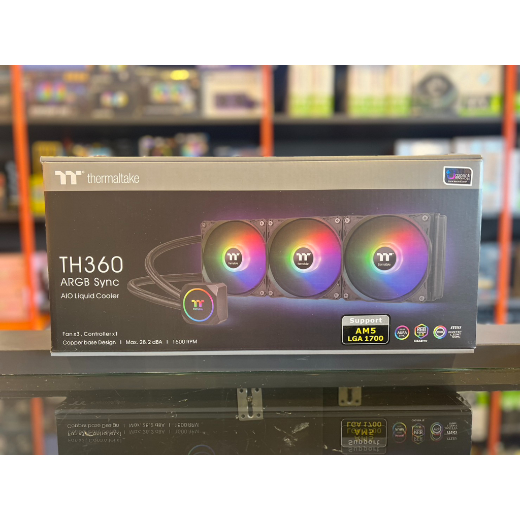 LIQUID COOLING THERMALTAKE TH360 ARGB SYNC BLACK EDITION | Shopee Thailand