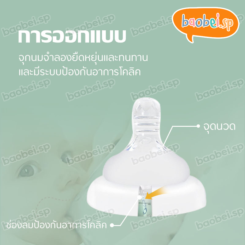 ขวดนมเด็กแรกเกิด-6-oz-ขวดนม-pp-ขวดนมคอกว้าง-ขวดนม-180ml-ทนร้อน-ทนทาน-แก้วน้ำสำหรับเด็ก-6-ออนซ์-baby-bottle