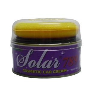 ยาขัดเงา Solar 789 ของแท้ 100% กระป๋องม่วง แถมฟองน้ำ ขนาด 220g