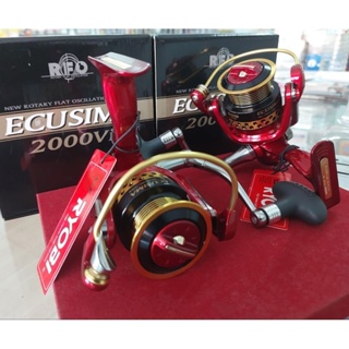 รอกสปินนิ่งเรียวบิ RYOBI ECUSIMA สีแดงและสีดำ