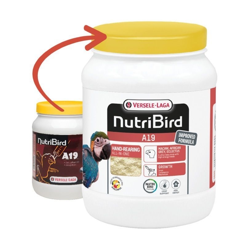 nutribird-a19-อาหารลูกป้อนนกสูตรไขมันสูง-800g