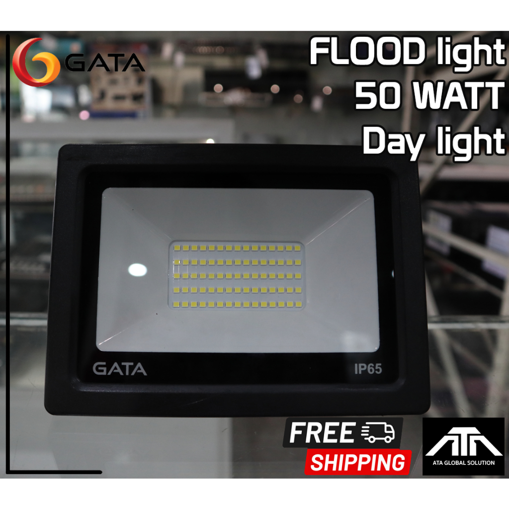 daylight-แสงสีขาว-gata-led-floodlight-slim-series-dob-50w-เหมาะสำหรับใช้ส่องบริเวณทั่วไป